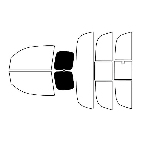 Avery Dennison NR Nano Ceramic IR Window Tint Kit Compatible with Toyota Tacoma 2016-2023 (2 Door