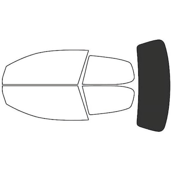 Avery Dennison NR Nano Ceramic IR Window Tint Kit Compatible with Volkswagen GTI 2006-2009 (2 Door)