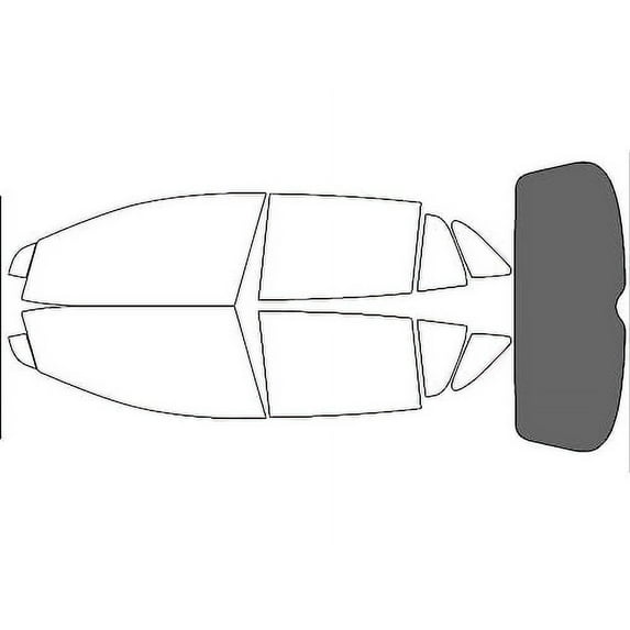 Avery Dennison NR Nano Ceramic IR Window Tint Kit Compatible with Volkswagen ID.4 2021-2023 - Rear