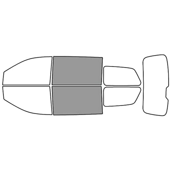 Avery Dennison NR Nano Ceramic IR Window Tint Kit Compatible with Volkswagen Routan 2009-2012 - Back