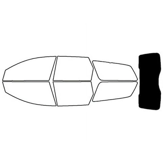 Avery Dennison NR Nano Ceramic IR Window Tint Kit Compatible with Volvo V50 2005-2011 - Rear
