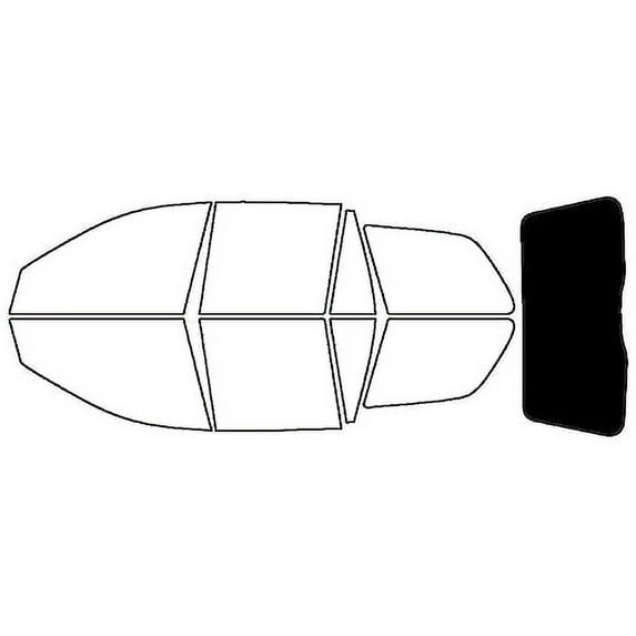 Avery Dennison NR Nano Ceramic IR Window Tint Kit Compatible with Volvo XC90 2003-2014 - Rear