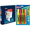 thumbnail image 1 of Avery Desk Style Hi-Liter, Assorted Colors, 4 pack and Avery Heavy Duty View 1.5" Binder Bundle, 1 of 3
