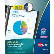 Avery Diamond Clear Heavyweight Sheet Protectors, 100ct (74100)
