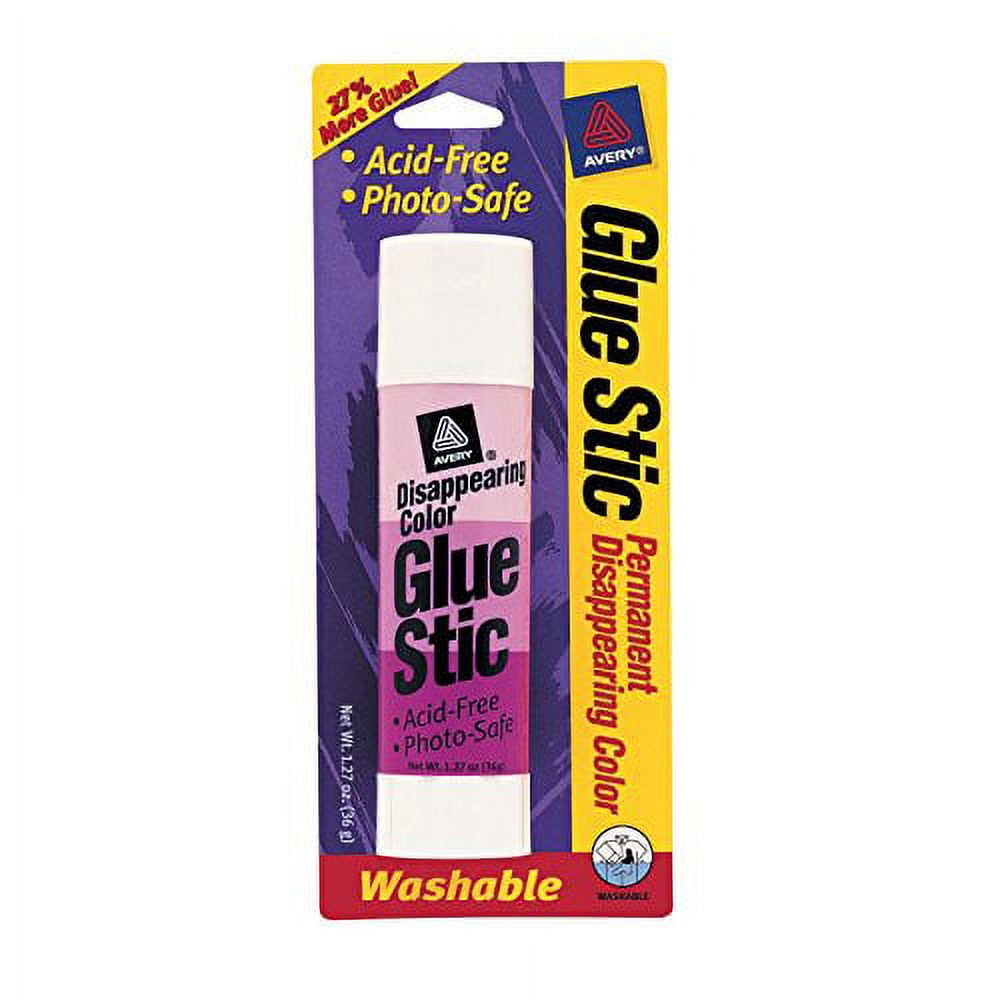 Avery Glue Stick Permanent White 1.27oz 1pc