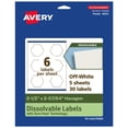 thumbnail image 1 of Avery Dissolvable Hexagon Labels, 2-1/2" x 2-57/64", 30 Labels, 1 of 12
