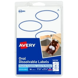 Avery® No-Iron Fabric Name Labels, Color Me Happy Preprinted Designs,  Handwrite Only, 3/4 x 1-3/4, 24 Preprinted Labels (40774)