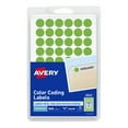 thumbnail image 1 of Avery Color-Coding Removable Labels, 1/2" Round Stickers, Neon Green, Non-Printable, 840 Dot Stickers Total (5052), 1 of 6