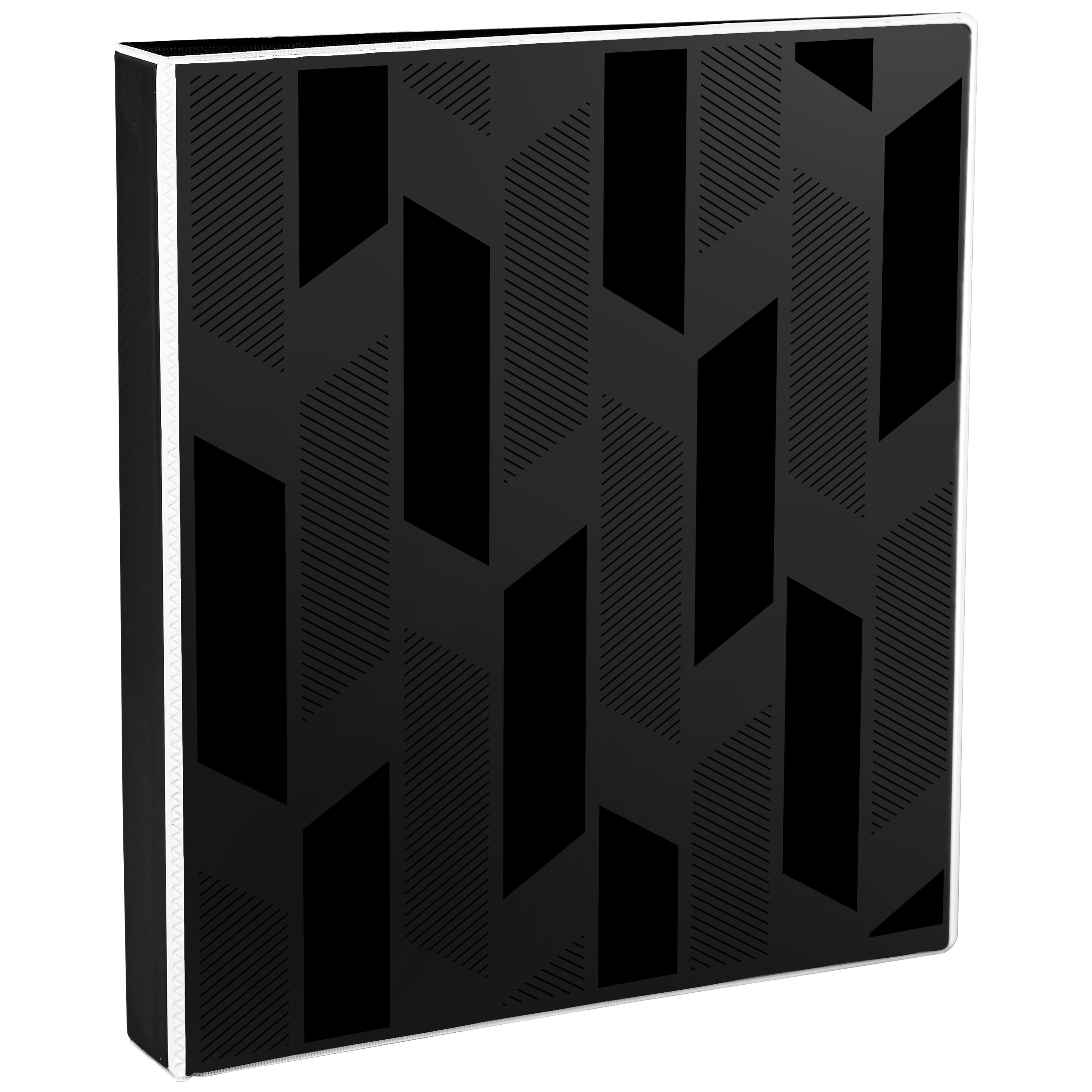 Avery Dual Effect HeavyDuty 3 Ring Binder, 1 Inch Slant Rings, Black