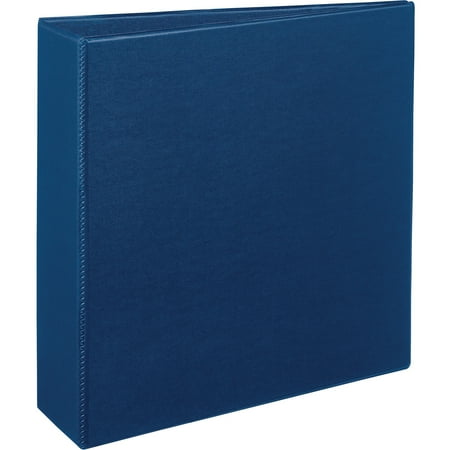 Avery Durable Binder with Two Booster EZD Rings, 11 x 8 1/2, 3", Blue
