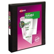 Avery Durable Reference Vinyl EZ-Turn Ring View Binder, 1" Capacity