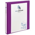 thumbnail image 1 of Avery Durable View Binder, 1" Slant Rings, 220-Sheet Capacity, DuraHinge, Purple (17294), 1 of 8