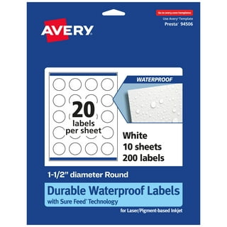 Juvale 208-pack Waterproof Name Date Labels For Daycare, Baby