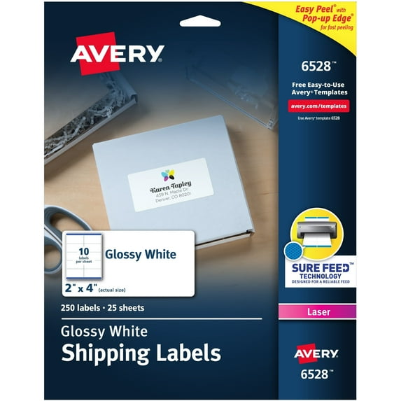 Avery�� Easy Peel Shipping Label