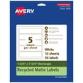 thumbnail image 1 of Avery EcoFriendly Rectangle Labels, 1-3/4" x 7-3/4", 50ct, 1 of 10