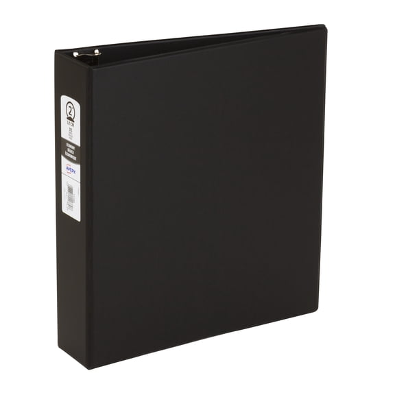 Avery® Standard Binder, 2" Round Rings, Color May Vary (11780)