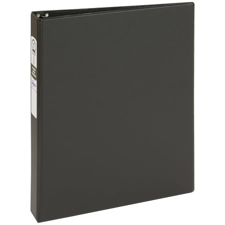 Avery Economy Non-View Binder, 1" Round Ring, Black (03301)