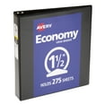 thumbnail image 1 of Avery Economy View Binder, 1-1/2" Round Rings, 275-Sheet Capacity, Black (5725), 1 of 8
