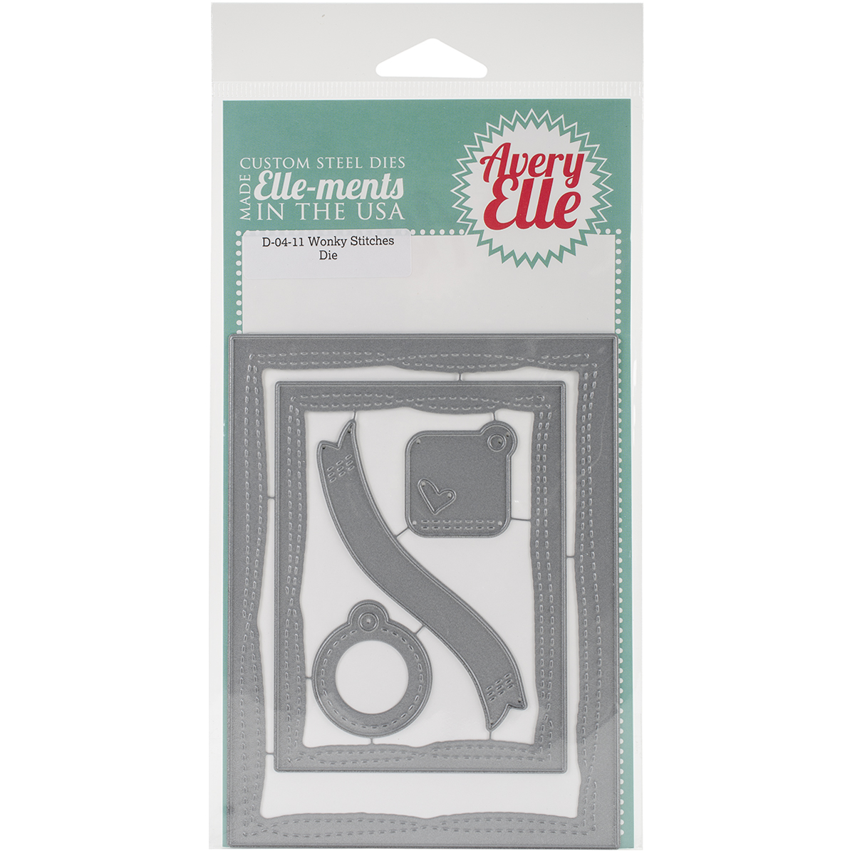 Avery Elle Bring On The Joy Dies - 12 Metal Crafting Dies For Paper, Fabric, Cork (4.5x8.75 Inch) - View #6