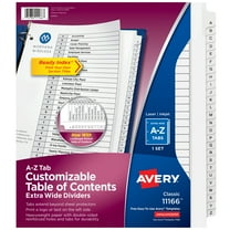 Avery Extra-Wide A-Z Dividers (11166)