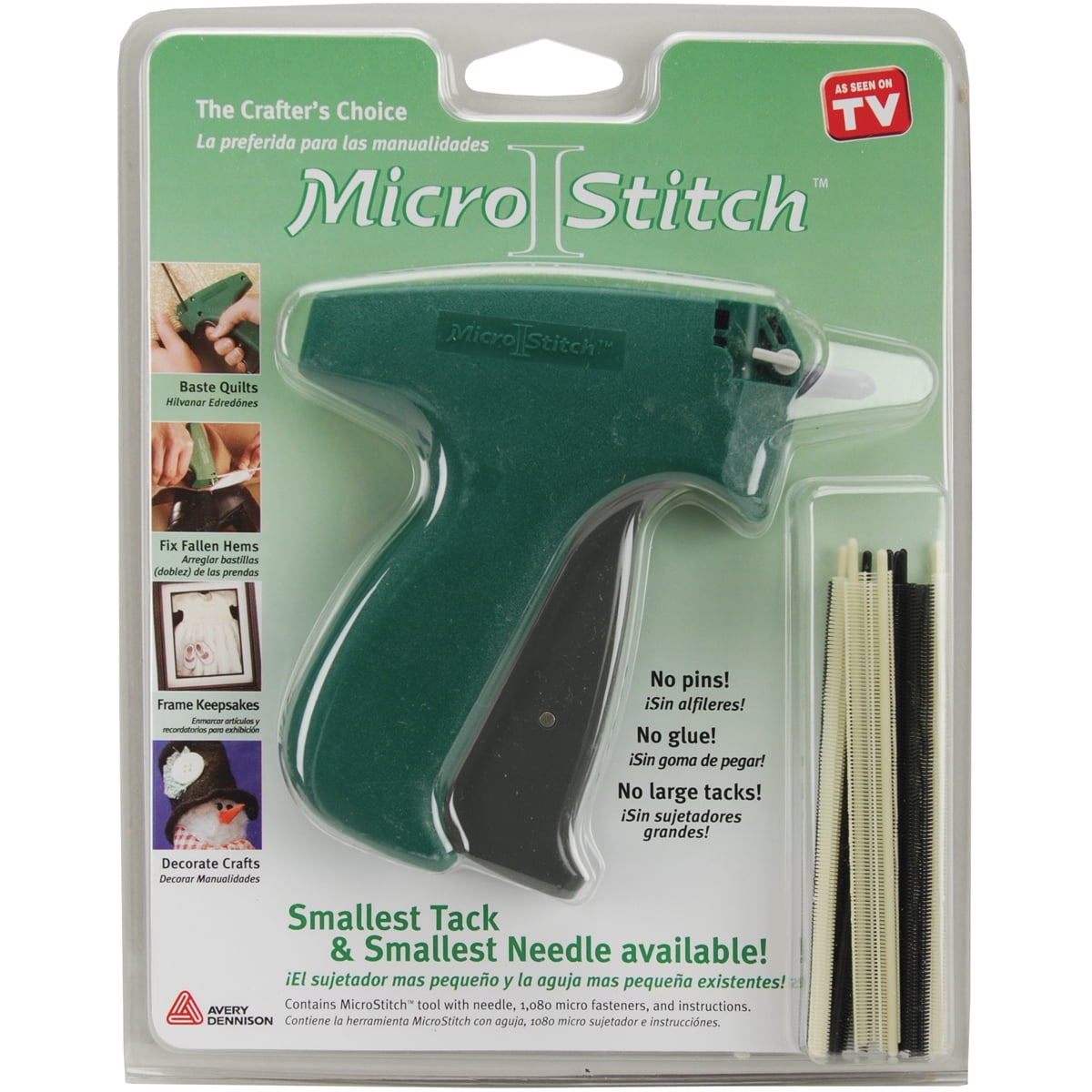 MicroStitch Tagging Gun Kit  Includes 1 Needle, 540 Black Fasteners & 540 White Fasteners Starter Kit