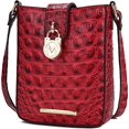 thumbnail image 1 of MKF Collection Avery Faux Crocodile Embossed Vegan Leather Women’s Crossbody Bag by Mia K, 1 of 5