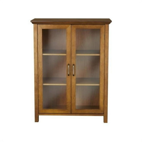 Avery Floor Cabinet with 2 Doors - Wood veneer with Oil Oak finish