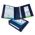thumbnail image 1 of Avery Framed View Binder - Letter - 8.50" X 11" - 670 Sheet Capacity - Ring Fastener - 3 Pockets - Navy - 1 / Each (68038), 1 of 3