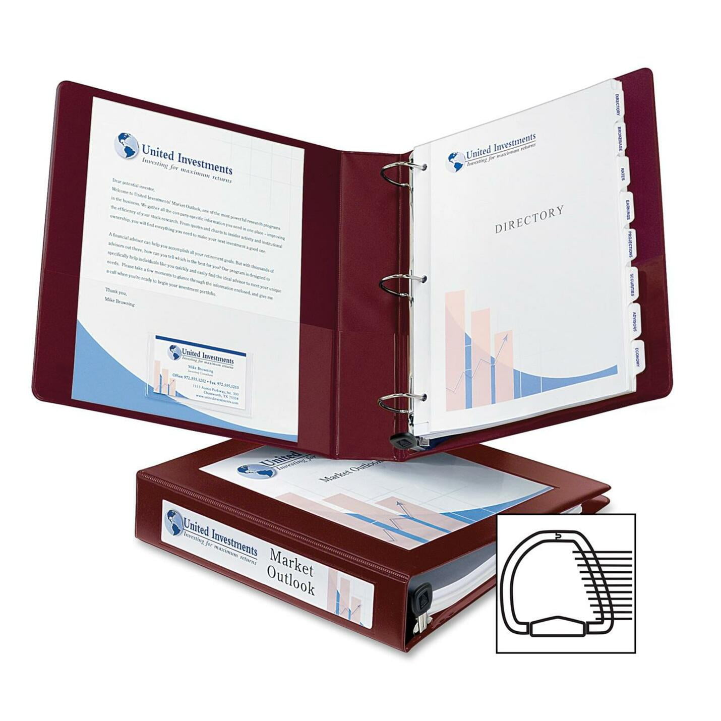 Avery Framed View Binder