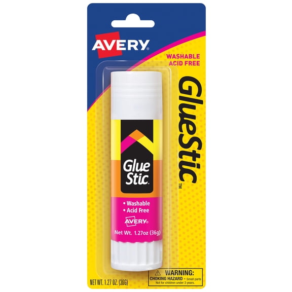 Avery Glue Stic, Permanent, 1.27 oz., 1/EA
