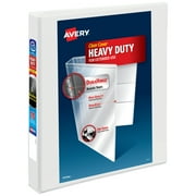 Avery Heavy-Duty View Binder, 1" EZD Rings, 1 White Binder (79199)