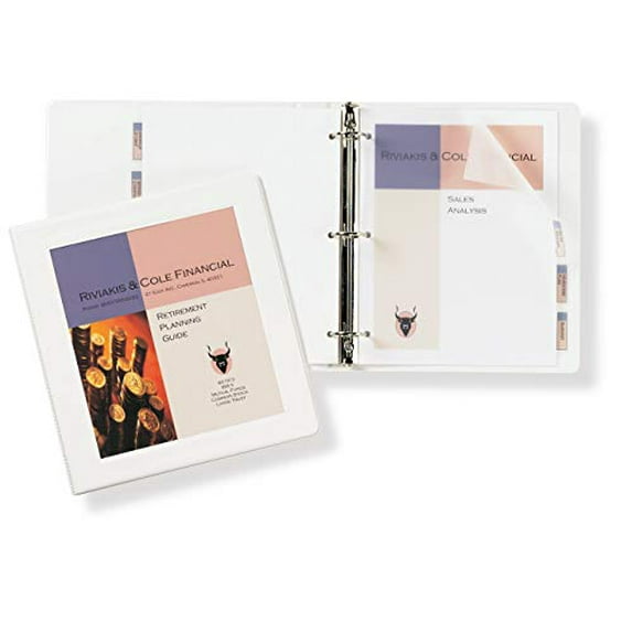 Avery Heavy-Duty Framed View 3-Ring Binder, 1" EZD Rings, 1 White Binder (68056)