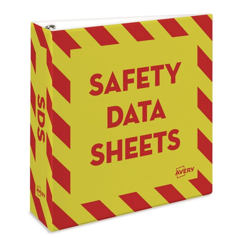 GHS SDS Binder, 3 Rings, 2.5 GHS SDS Binder, 3 Rings, 2.5