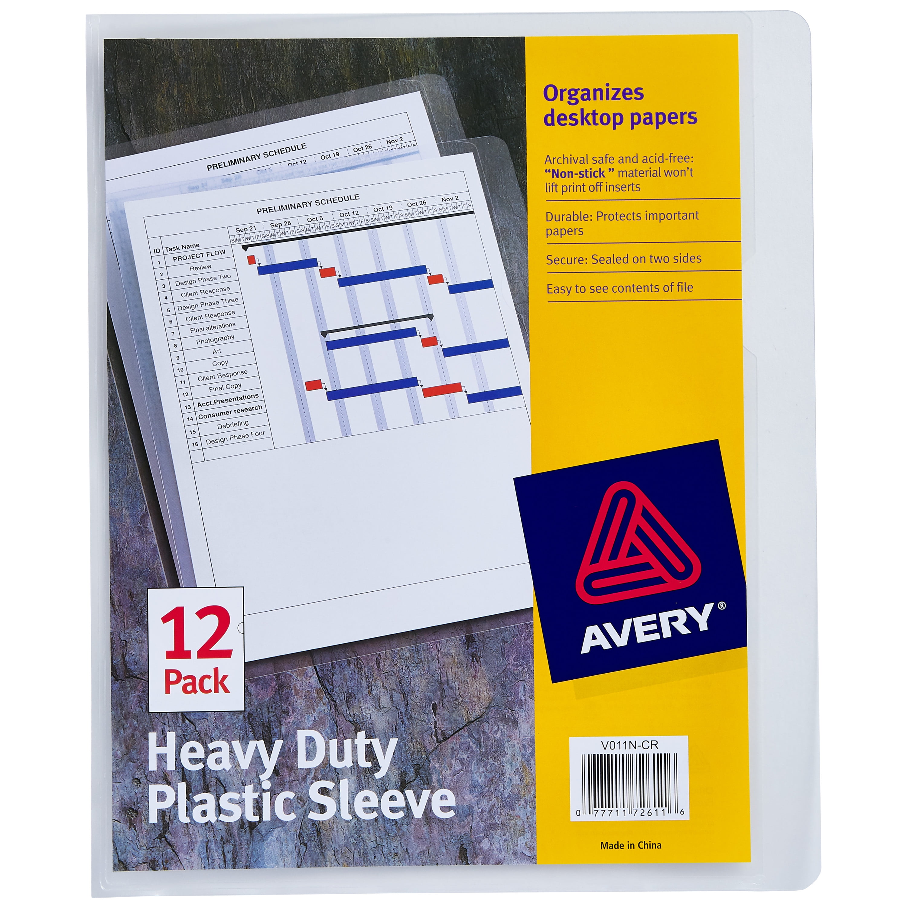 Clear poly store sleeves
