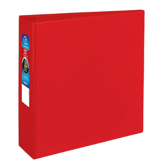 Avery Heavy-Duty Red 3" Binder (79583)