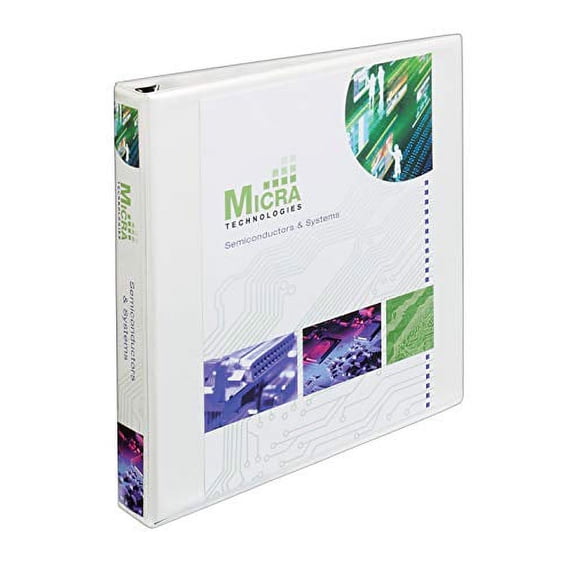 Avery Heavy-Duty View 3 Ring Binder, Extra Wide, 1" EZD Rings, 1 White Binder (01318)