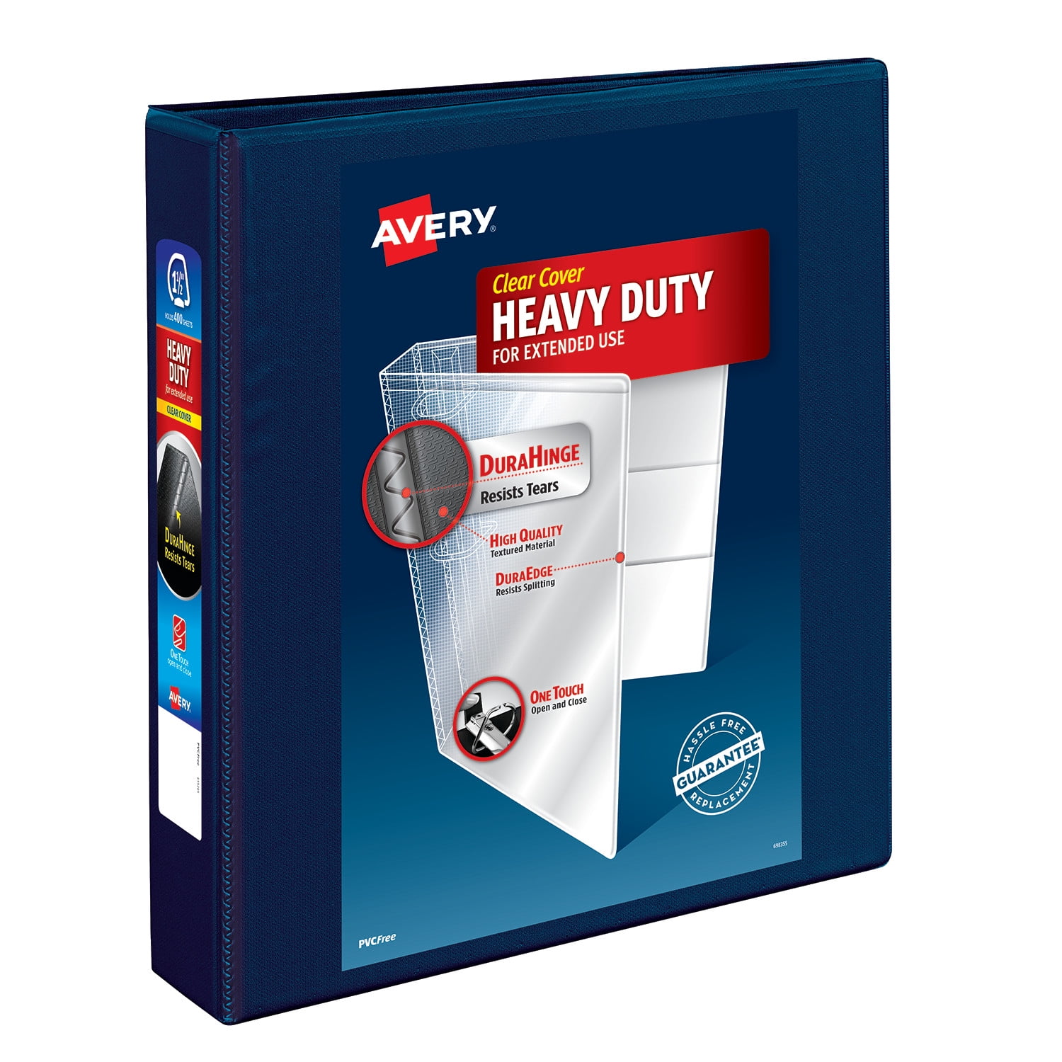 Avery Heavy-Duty View Binder, 1-1/2