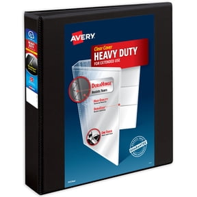 Avery Heavy-Duty Binder, 1.5" Slant Rings, Black (79097)