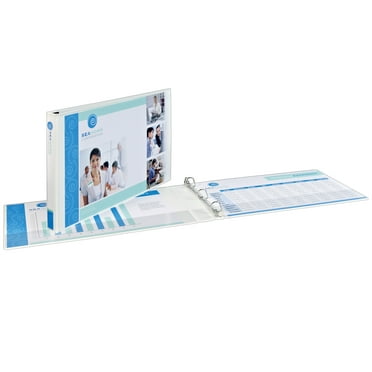 Avery Heavy-Duty View Binder, 2" Slant Rings, 11" x 17", White