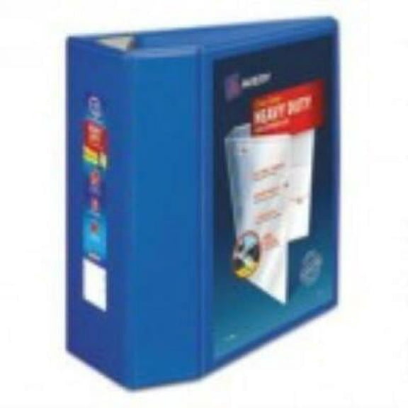 Avery Heavy-Duty View Binder w/Locking EZD Rings, 5" Cap, Pacific Blue