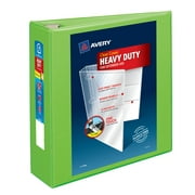 Avery Heavy-Duty View Binder, 3" EZD Rings, Chartreuse (79779)