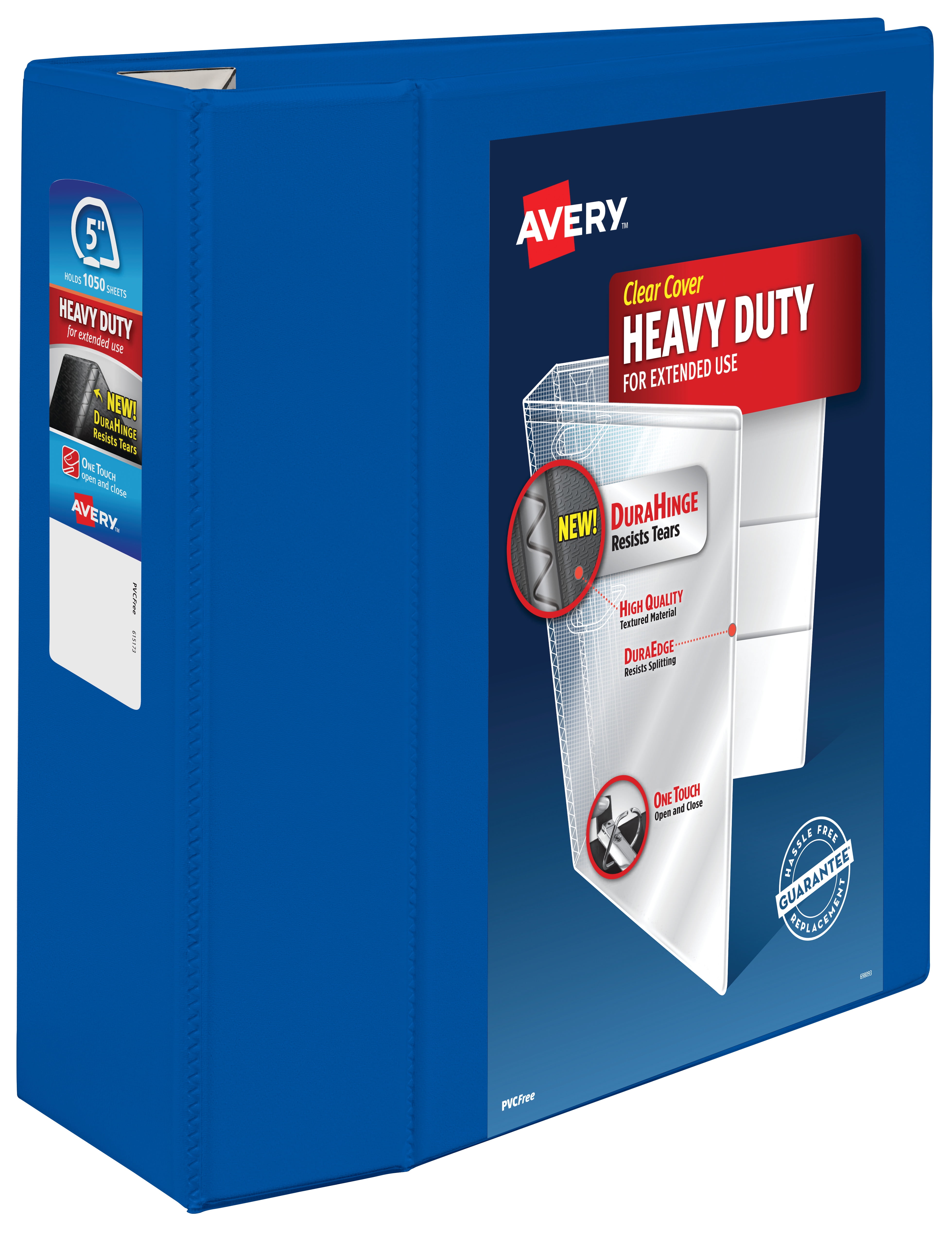 Avery Heavy-Duty View Pacific Blue 5" Binder (79817)