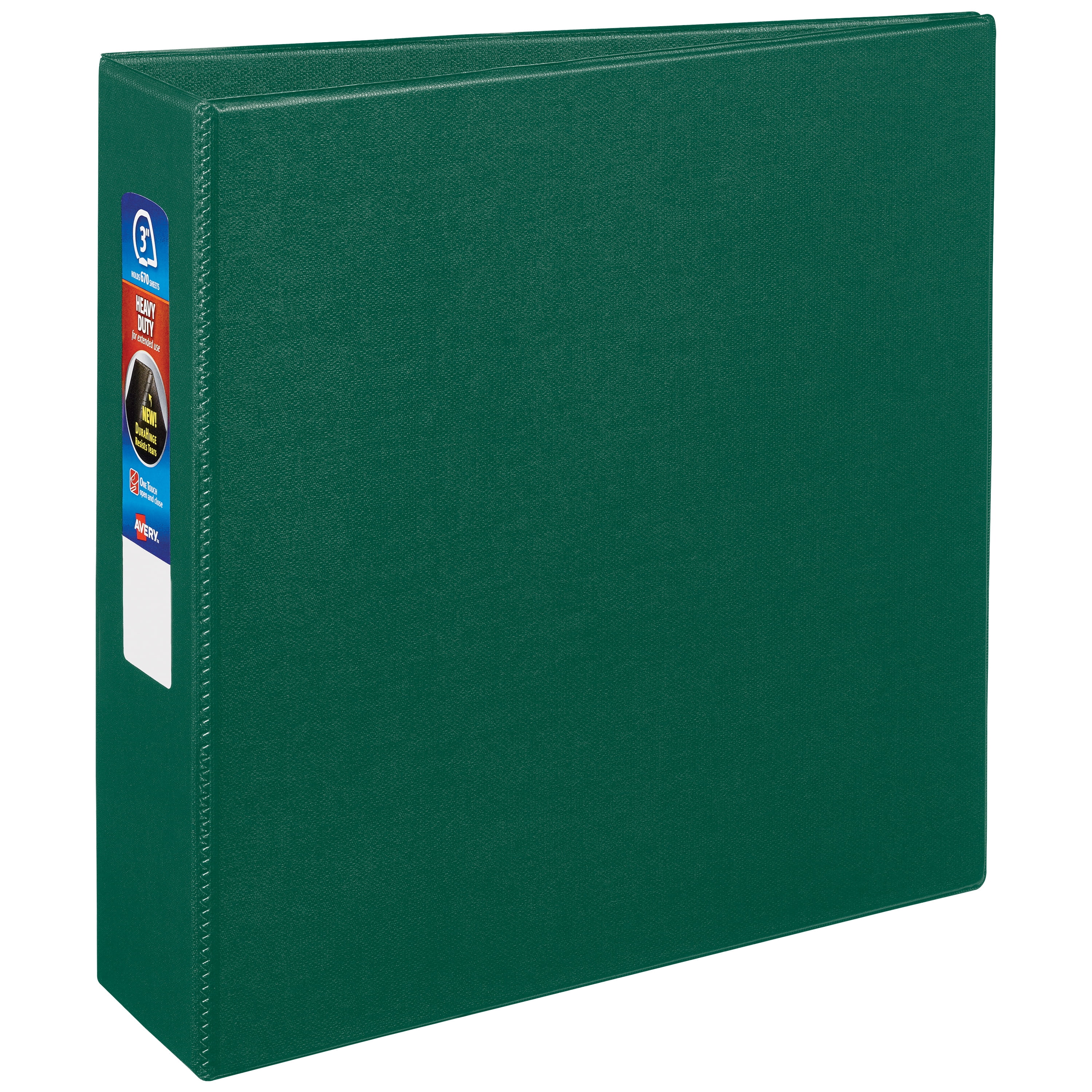 Avery Heavy-Duty Vinyl EZD Ring Reference Binder, 3