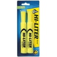thumbnail image 1 of Avery Hi-Liter Desk Style Highlighter, Chisel Point, Yellow 2 ea (Pack of 4), 1 of 2