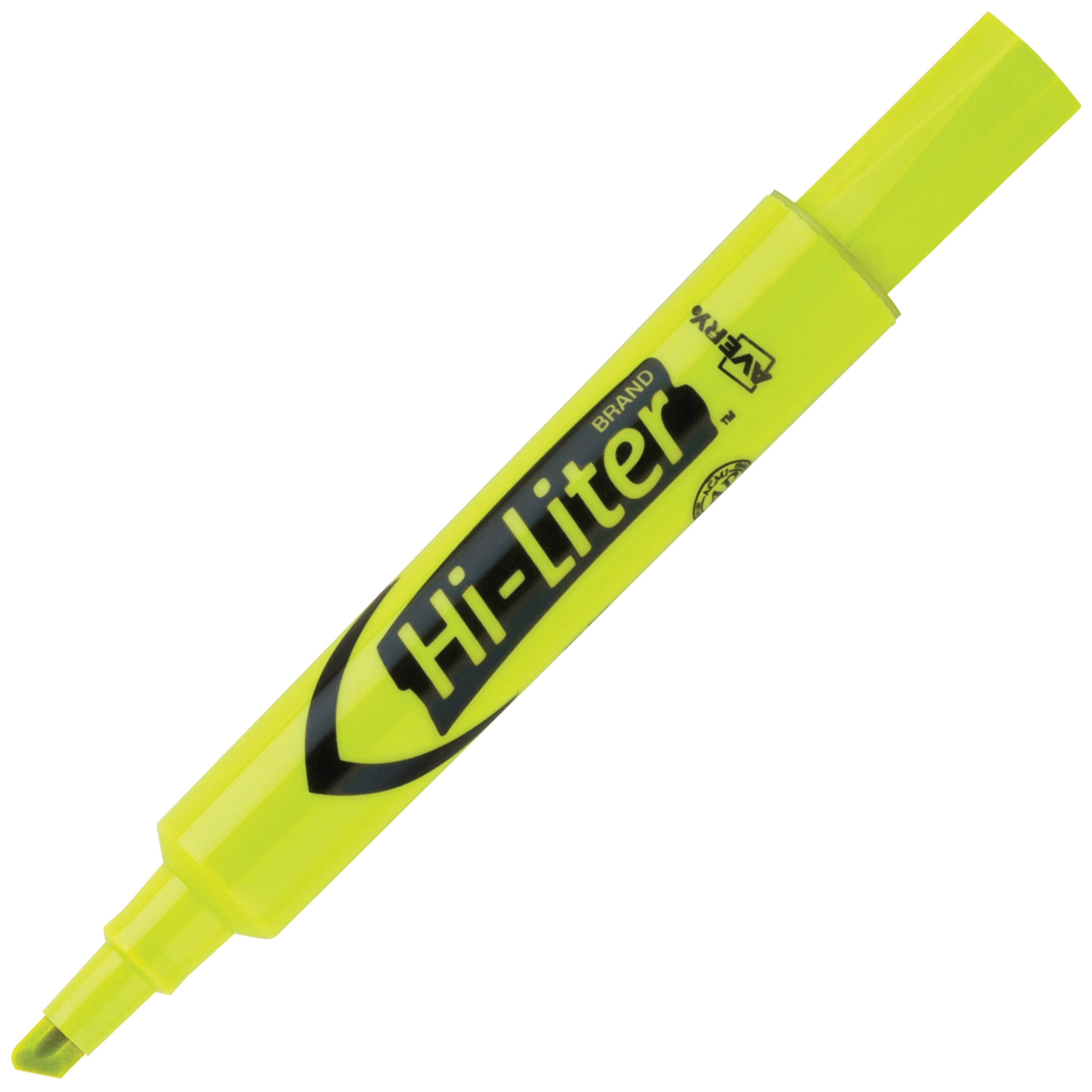 Avery HiLiter DeskStyle Highlighters, SmearSafe, Chisel Tip, 1