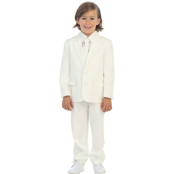 Avery Hill 5-Piece Boy's 2-Button Dress Suit Tuxedo Set