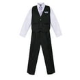 thumbnail image 1 of Avery Hill Boys 4 Piece Pinstripe Vest Set (Toddler, Little Boys, Big Boys), 1 of 4