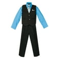 thumbnail image 1 of Avery Hill Boys 4 Piece Pinstripe Vest Set (Toddler, Little Boys, Big Boys), 1 of 4