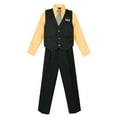 thumbnail image 1 of Avery Hill Boys 4 Piece Pinstripe Vest Set (Toddler, Little Boys, Big Boys), 1 of 4