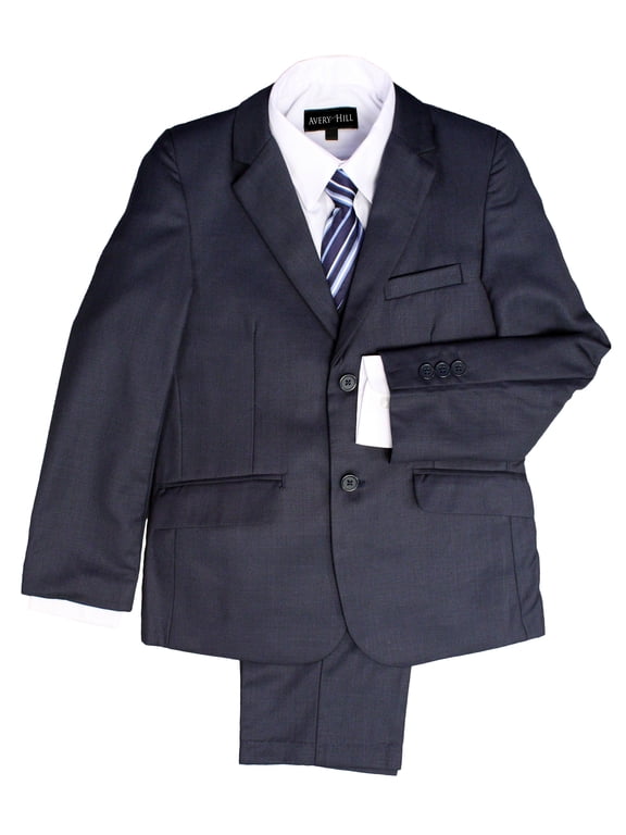 Boys Formal 5 Piece Suit With Shirt, Vest, and Tie (Toddler, Little & Big Boys)